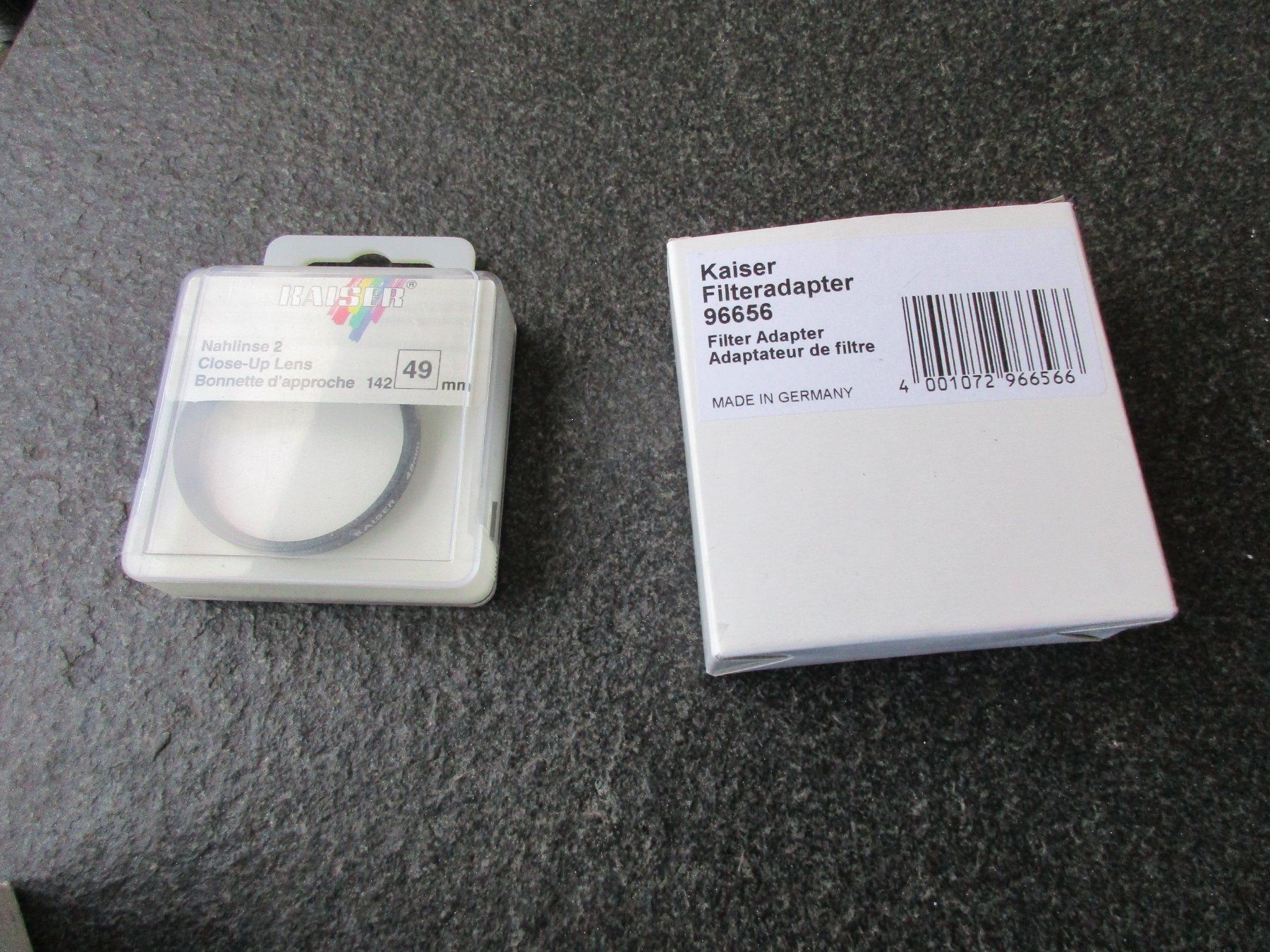 Foto-Adapter: Kaiser Filteradapter Nahlinse 2 – Neu und originalverpackt aus Frick von Schweinchen1965