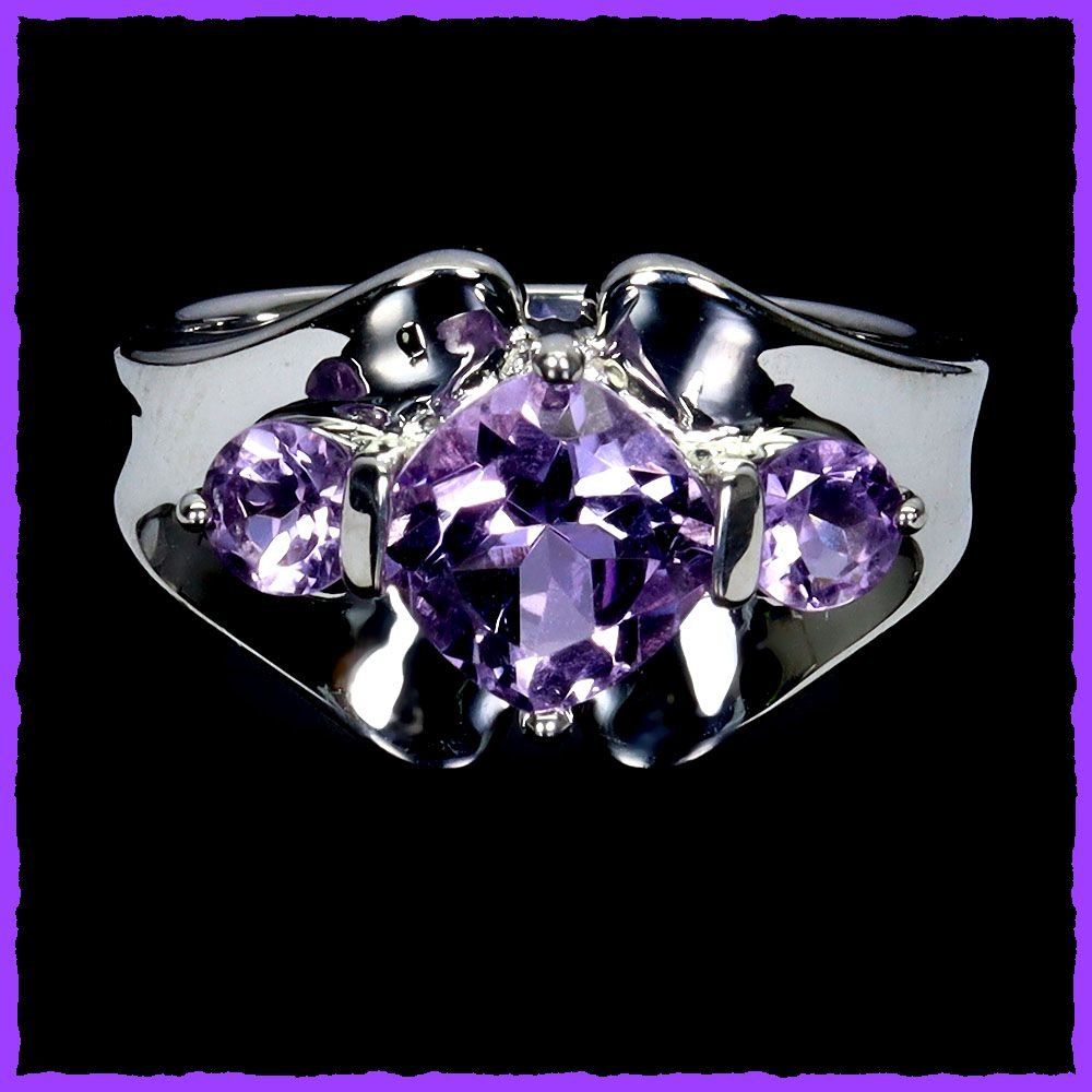 Anelli: ♛ Amethyst 925 Silber Ring – Nuovo e nell'imballaggio originale da Oberglatt ZH venduto da Hot-Spot 1