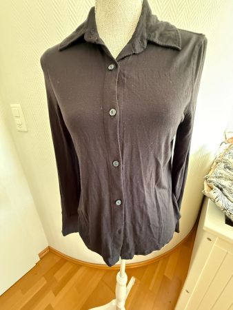 Mango Bluse Grösse M schwarz Viskose