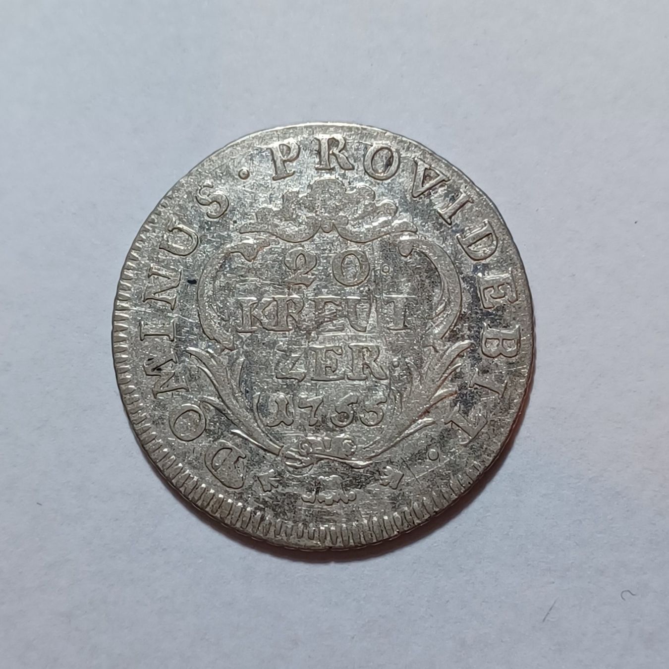 Tutti le monete: 20 Kreuzer 1755 Bern – Usato da Pfäffikon ZH venduto da Schweizer_Muenzen