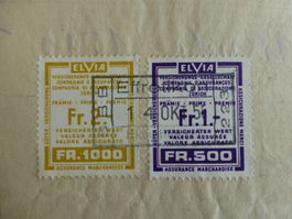 Frachtbrief Effretikon, A. Specken Zürich, 1950