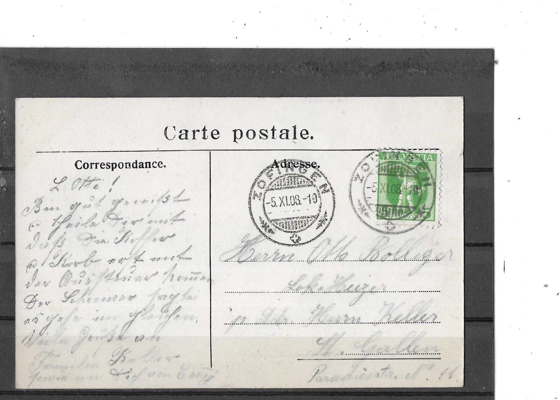 Cartes postales: AG Zofingen 1908 Museum und Schulgebäude – D'occasion à Schocherswil par Wilare 1