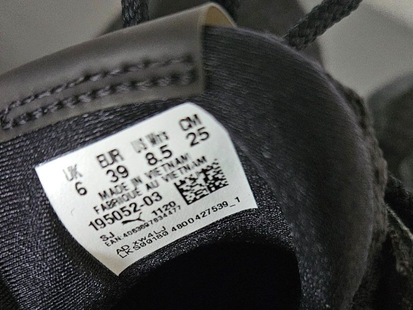 Puma Damenschuhe: Puma Sneakers schwarz-lila Gr.39 – Gebraucht aus Hettlingen von Leaena279 3