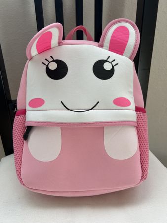 Pink Bunny Backpack Mädchen - Like New!