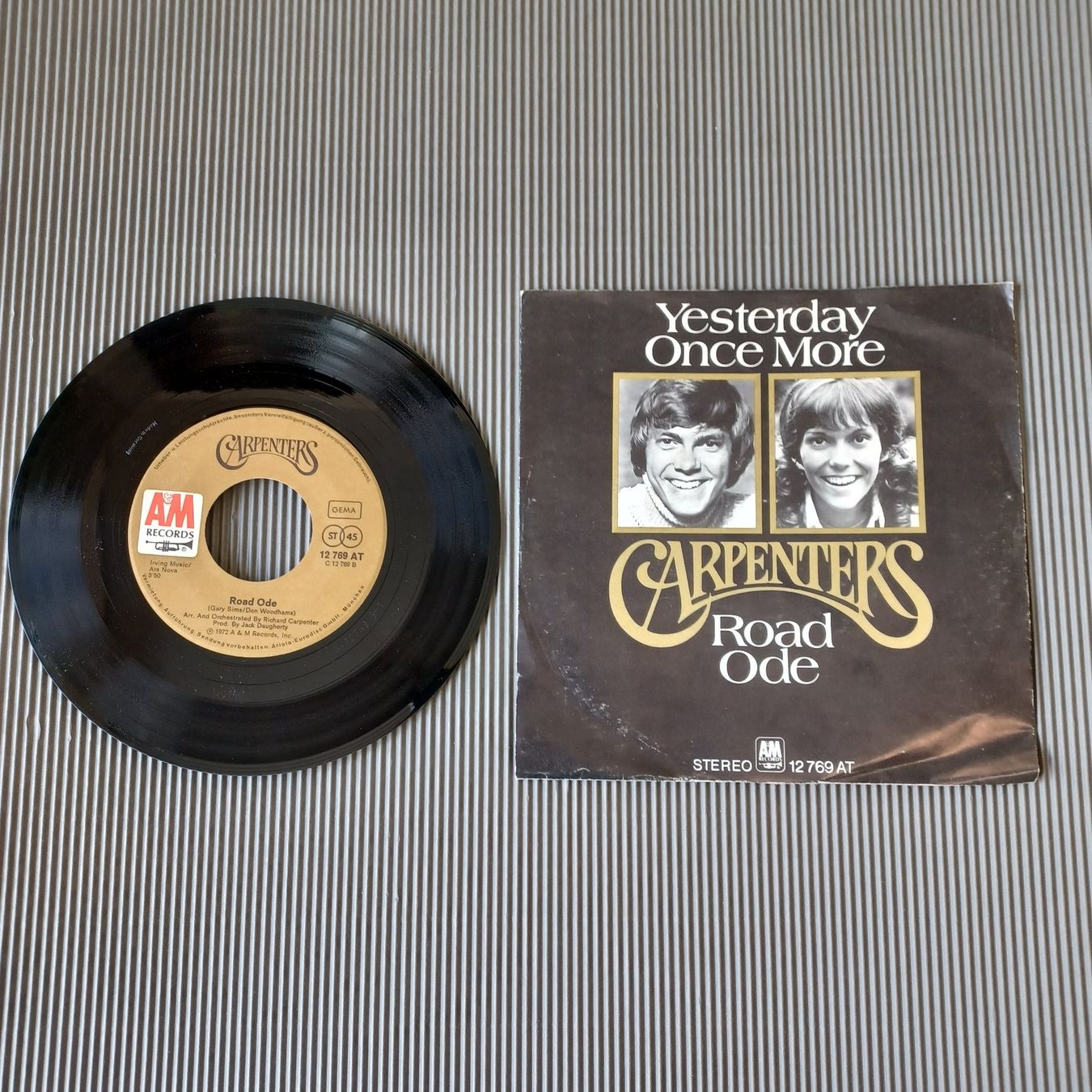 Schallplatten: CARPENTERS. Platte. Road Ode. Yesterday Once More. – Gebraucht aus Zürich von Bellabo 3