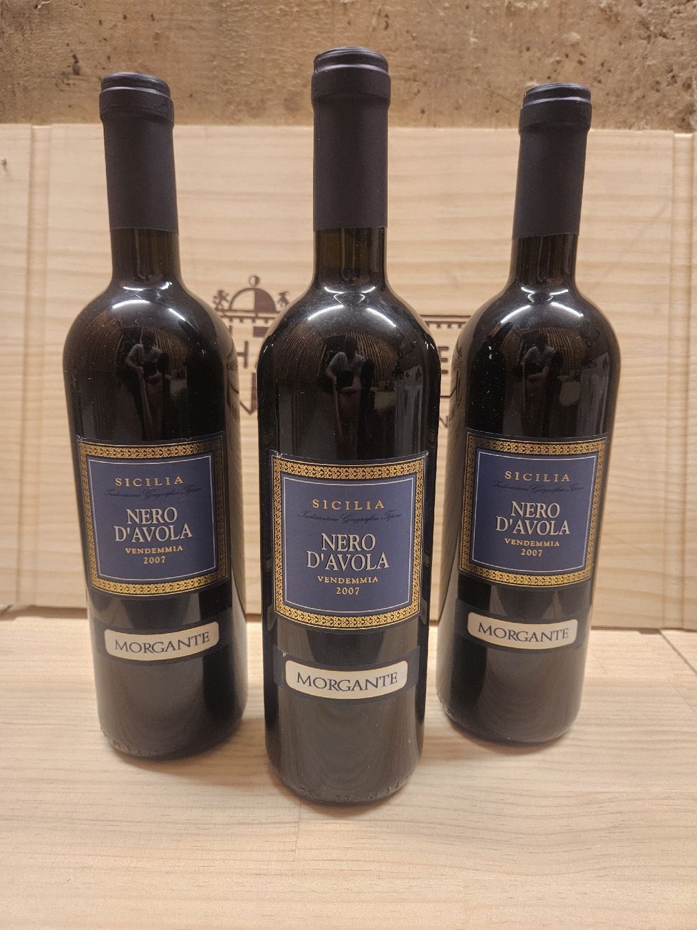 Vino: 3 Flaschen Nero d'Avola – Nuovo e nell'imballaggio originale da Zofingen venduto da WouterSamwel