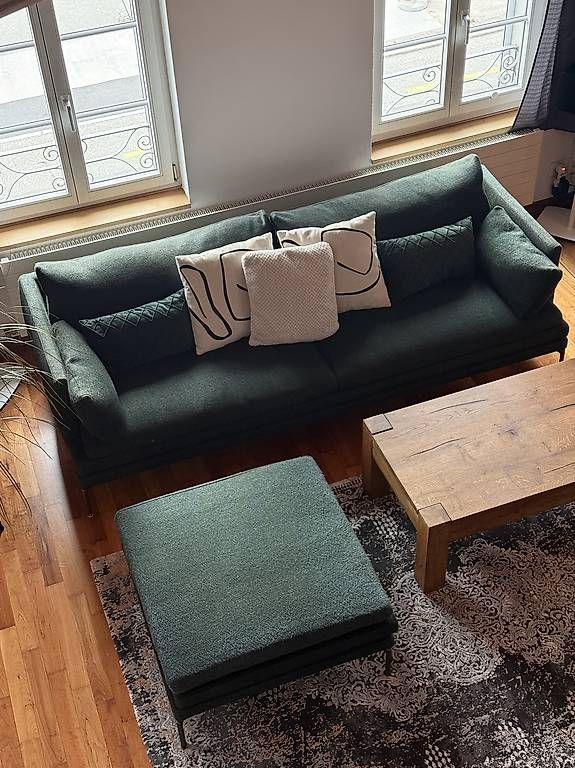 Divani: Zanotta Designer-Sofa 'William' inkl. Hocker – Usato da Schmerikon venduto da s5andro5 1