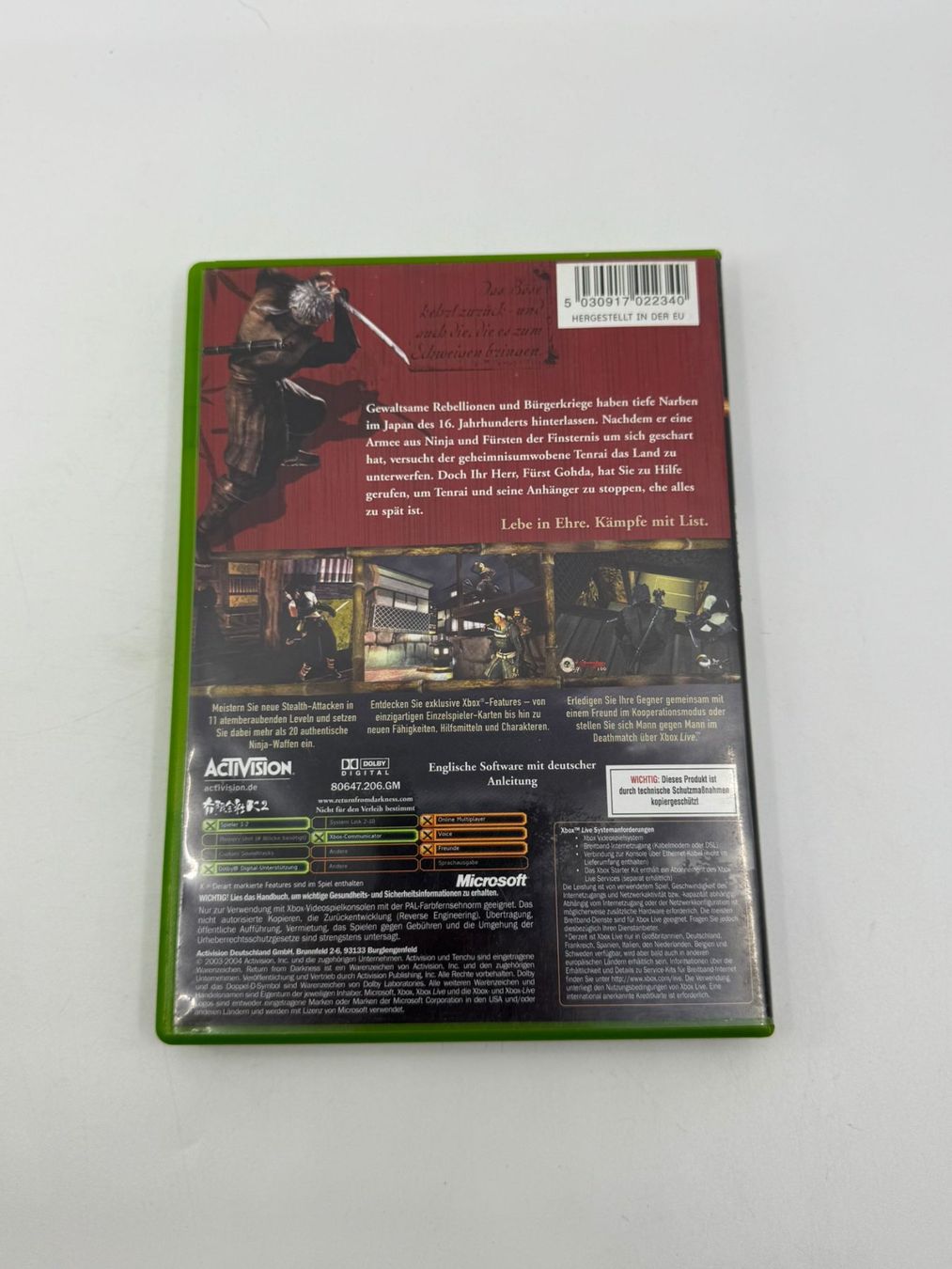 Giochi: Tenchu Return from Darkness (XBOX) – Usato da Herisau venduto da Seyashop1 2