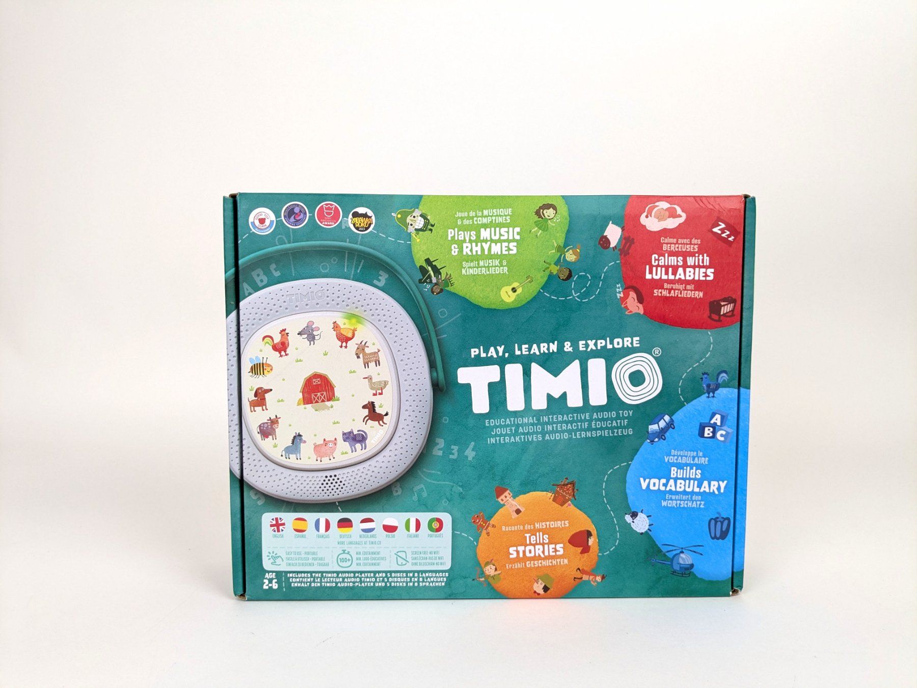Multimediaplayer & Streamer: TIMIO AUDIO PLAYER mit 5 Audio Discs in 8 Sprachen – Neu (gemäss Beschreibung) aus Thun von Restwert_Thun 4