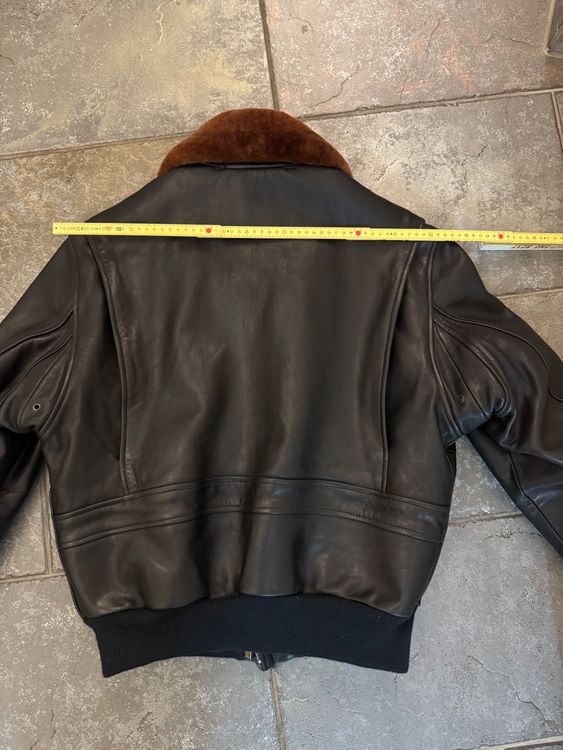USAAF Pilotenjacken von Chapal, Fliegerjacke aus Schafleder