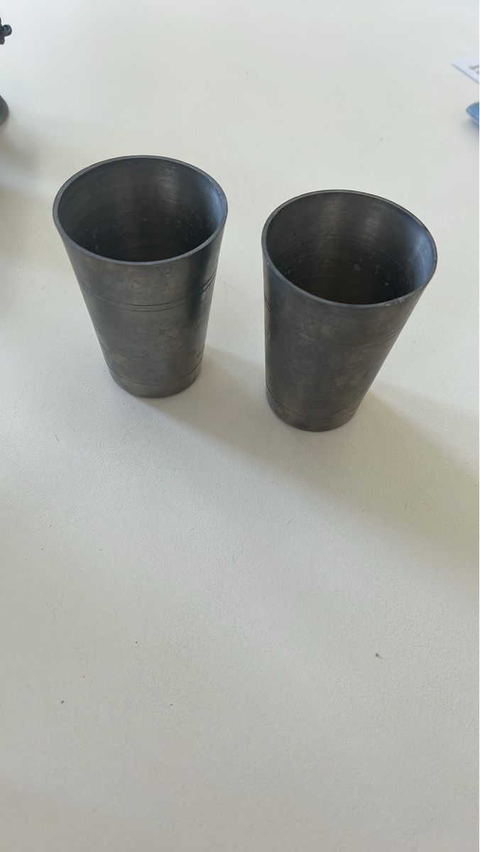 Behälter & Ähnliches: 2 Zinn-Becher – Gebraucht aus Reinach BL von FamElla