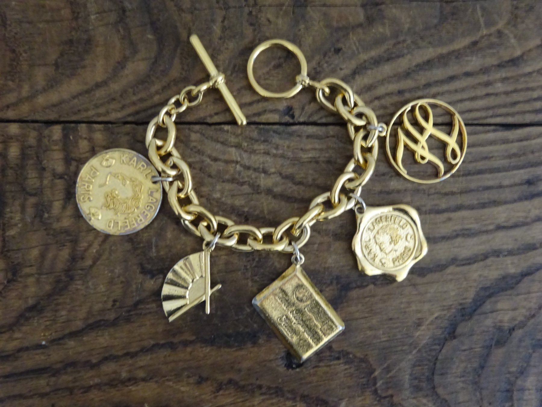 Karl Lagerfeld Armbänder & -reifen: Vintage 1980 Bettelarmband / Lagerfeld – Gebraucht aus Oetwil am See von Golfsud 2