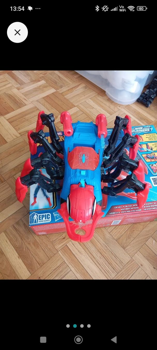 Marvel Giocattoli: Marvel Spider-Man Krabbelspinne mit Wasserspritze – Usato da Bern venduto da dorcyka 1