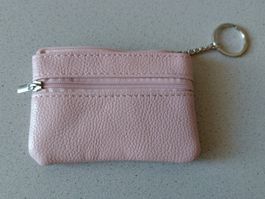 Tasche mit Schlüsselring rosa neu