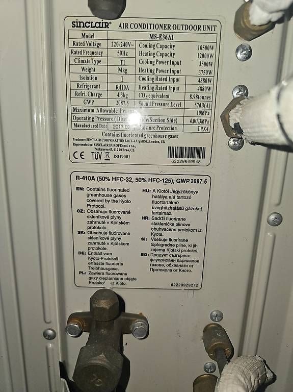 Condizionatori: Sinclair Klimaanlage mit 4 Innengeräten – Usato da Schachen LU venduto da Saubandi 2