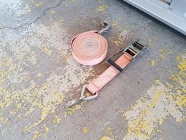 Spannset bestehend aus Ratsche und Spanngurt 7.7. Meter