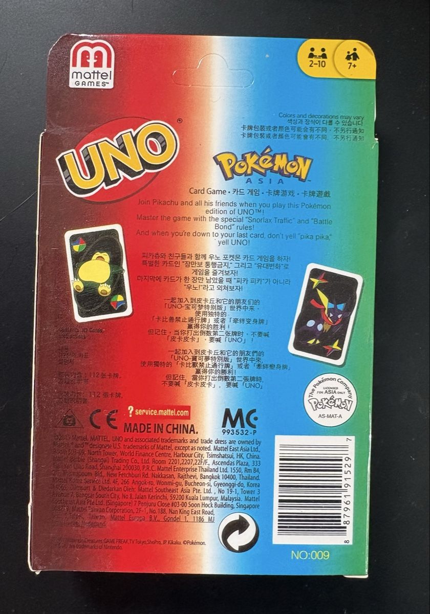 Spiele: NEUE: UNO Pokemon Englische Anleitung – Neu und originalverpackt aus Mühlethurnen von ona_lyh6 1
