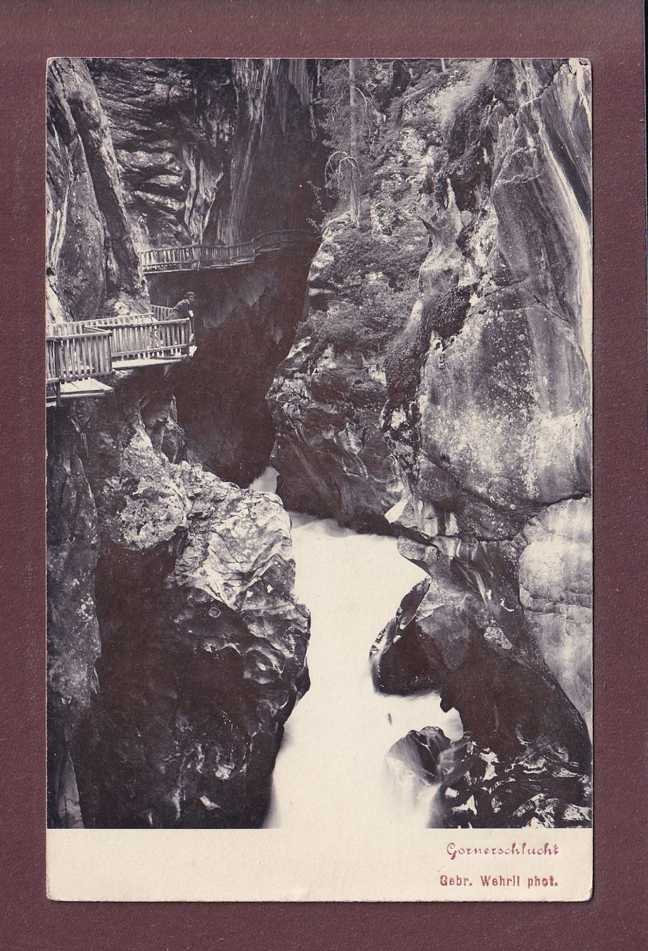 Cartoline postali: GORNERSCHLUCHT – Usato da Pully venduto da nicecards