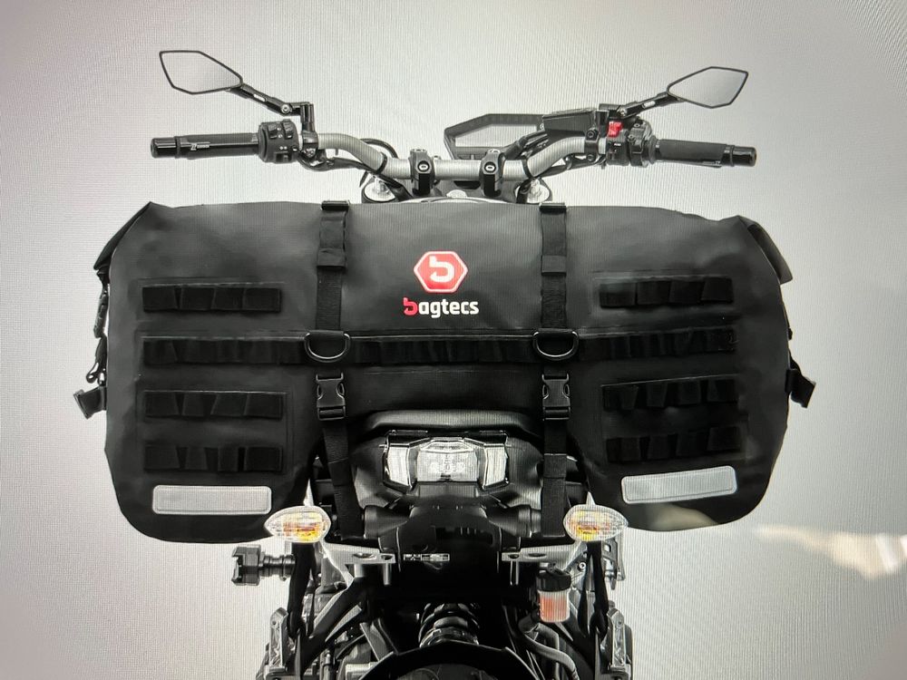 Motorrad Hecktasche Bagtecs SX70 70 Ltr, wasserdicht schwarz
