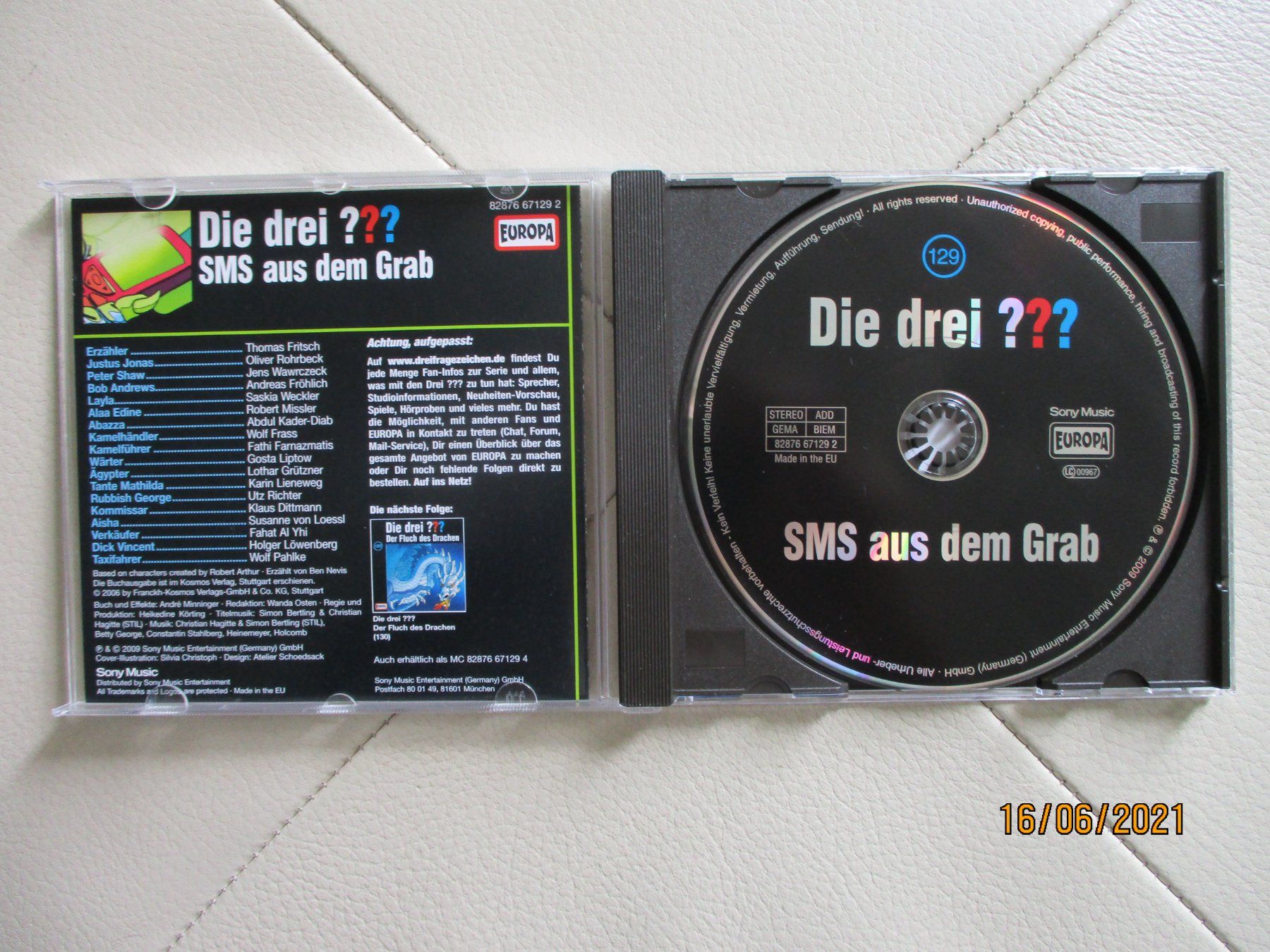 Hörbücher: Die drei Fragezeichen Folge 129 – Gebraucht aus Liestal von Disc-Point 1