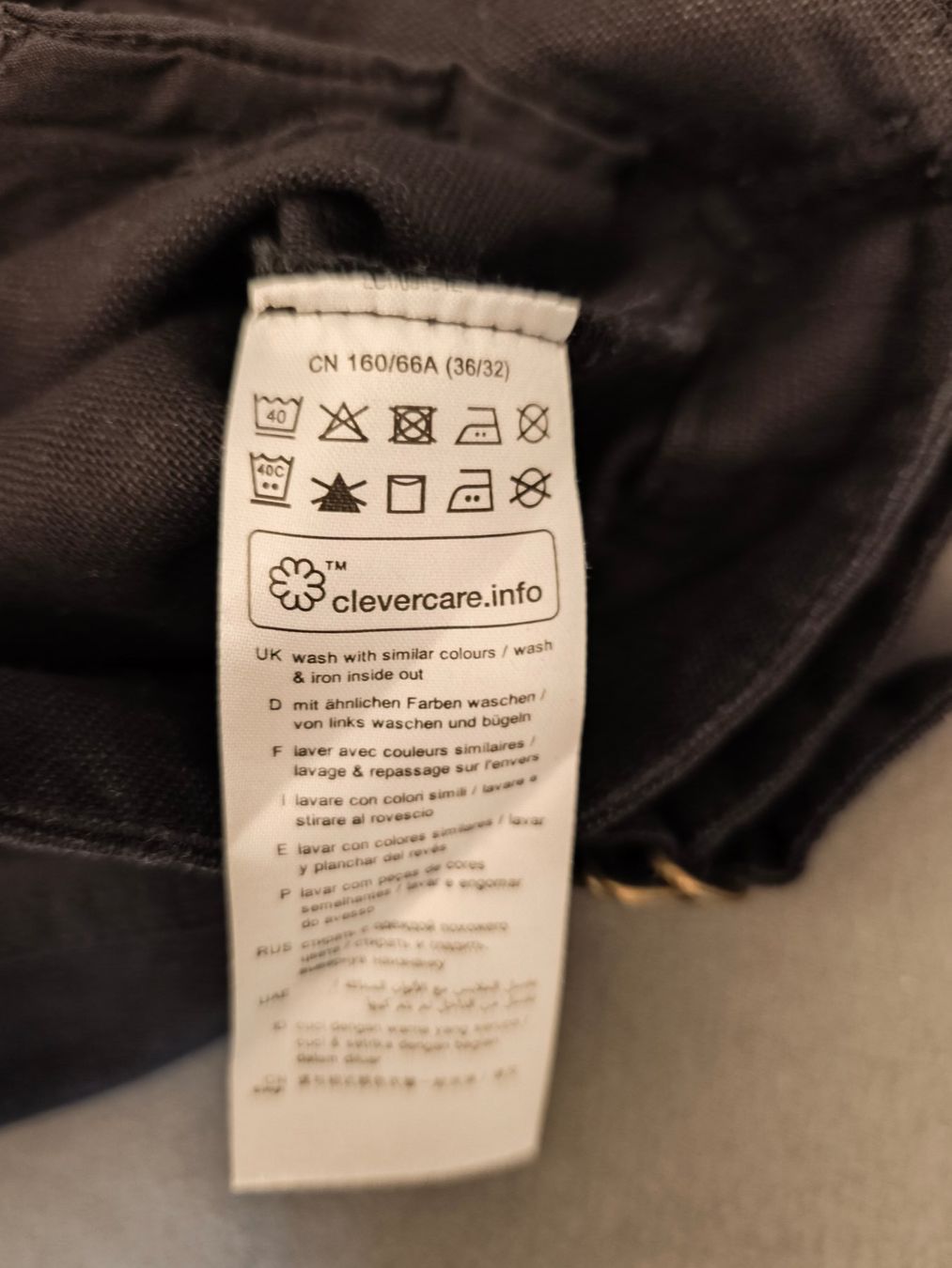 Esprit Pantaloni: Pantalon Esprit Noir, Taille 38, Coton/Lin – Nuovo (secondo la descrizione) da Genève venduto da lnicoGE 6