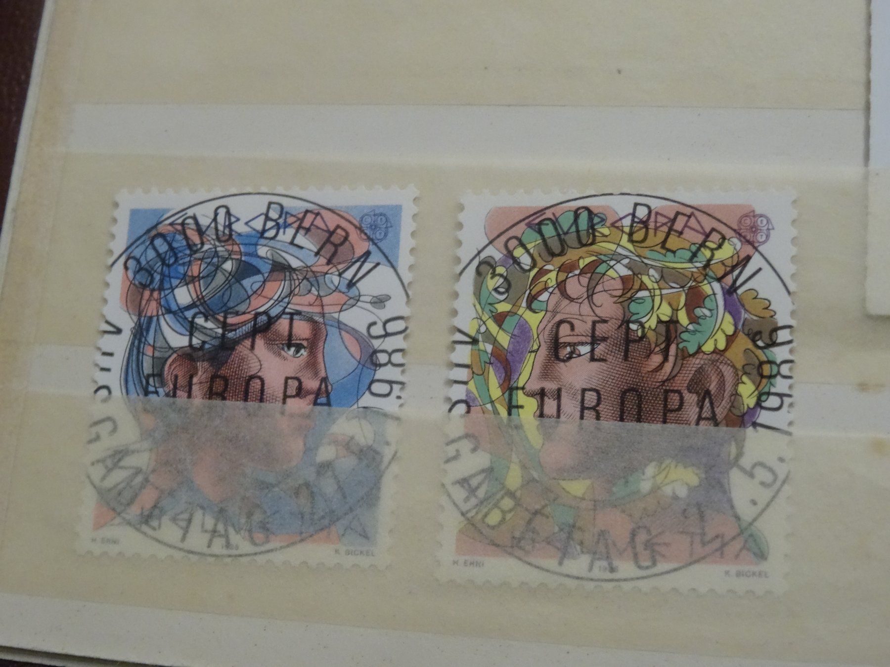 Alle Briefmarken: 1986 Europa ET-VOLL   AB 1FR – Gebraucht aus Olten von pechsisa1