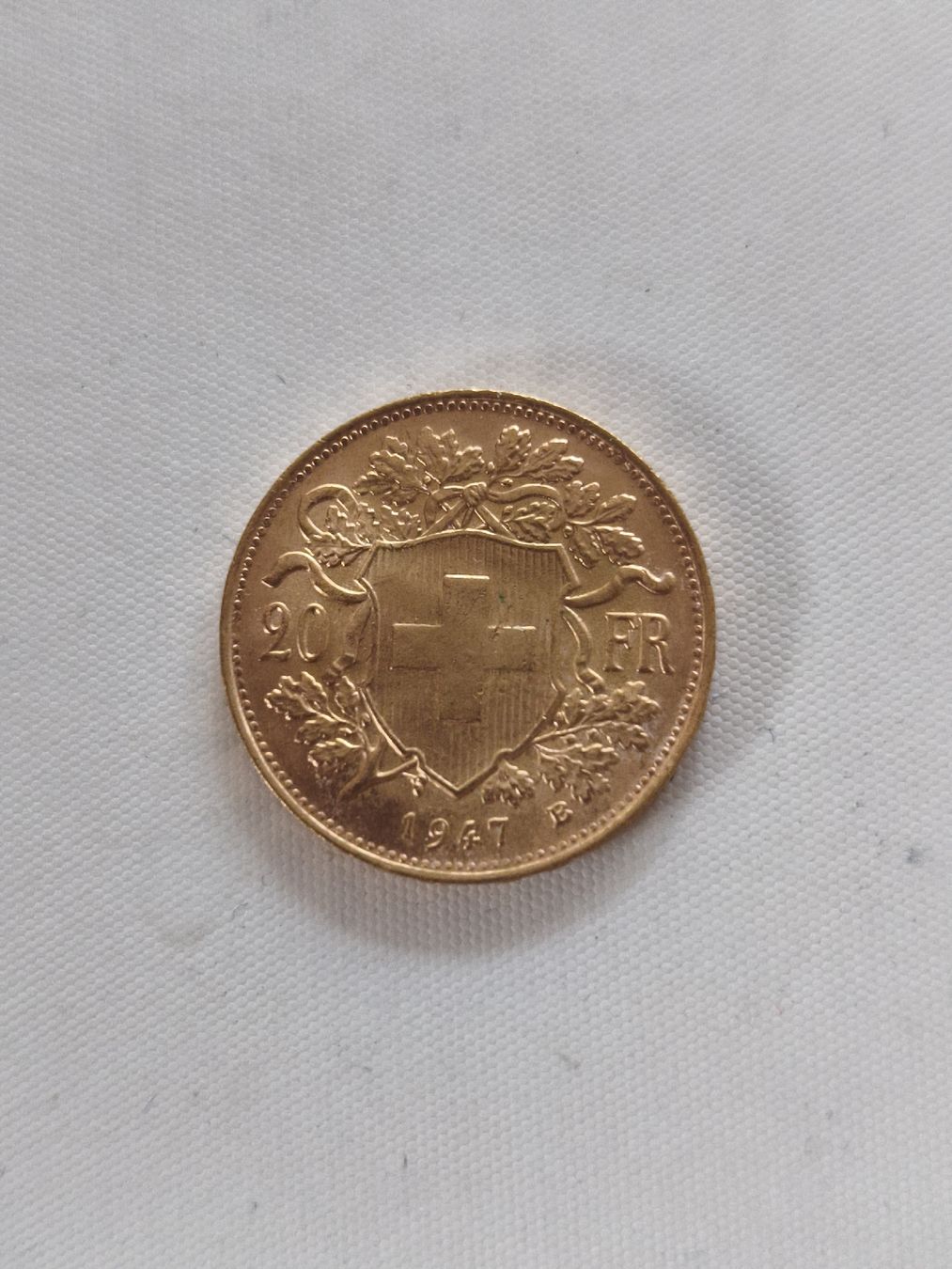 Tutti le monete: 20 Fr. 1947 Gold Wertvolles Weinachtsgeschenck – Nuovo e nell'imballaggio originale da Oberurnen venduto da attratto