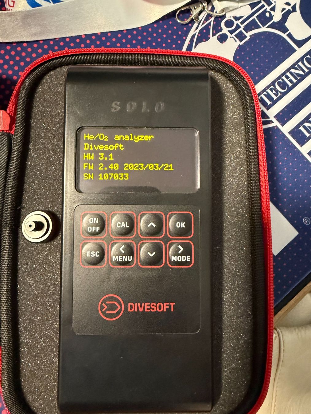 Respiratori & Giubbotti: Divesoft Solo He/O2 trimix analyzer – Usato da Muttenz venduto da perdix_it 1