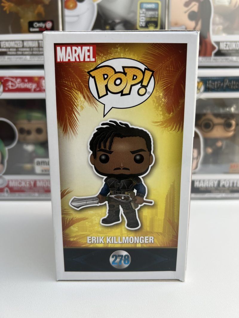 Funko Statuette: Funko POP! Black Panther Erik Killmonger Edit. Limitée Chase – Nuovo e nell'imballaggio originale da Le Mouret venduto da perfectbijou 1