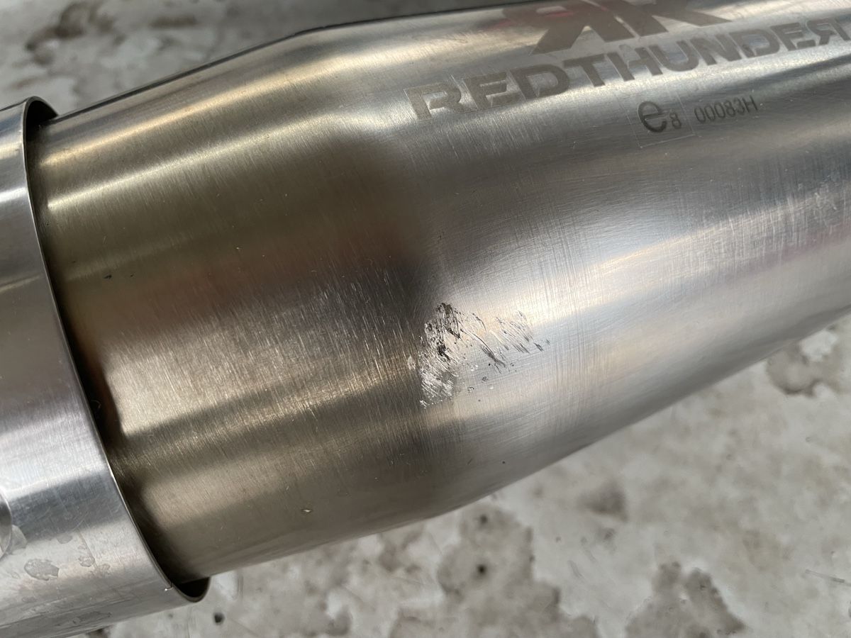 Harley-Davidson Sistemi di scarico: Harley Davidson RedThunder Auspuff – Usato da Thun venduto da Palmeli 3