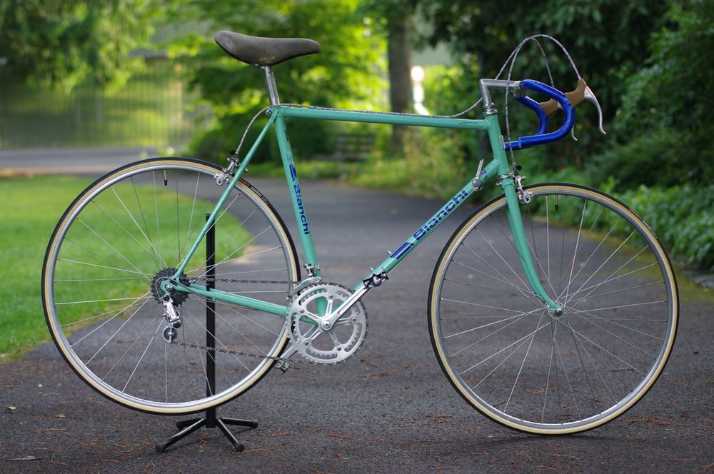 Bianchi Celeste Piaggio Rekord Vintage Rennvelo Campagnolo (D