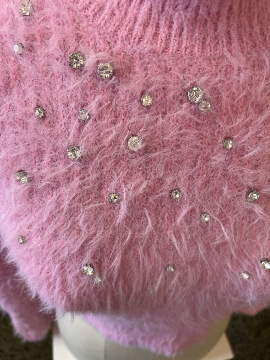 Zara Pullover & Sweatshirts: Glitzer Stehkragen Pullover rosa – Gebraucht aus Oberglatt ZH von ble_75jw 1