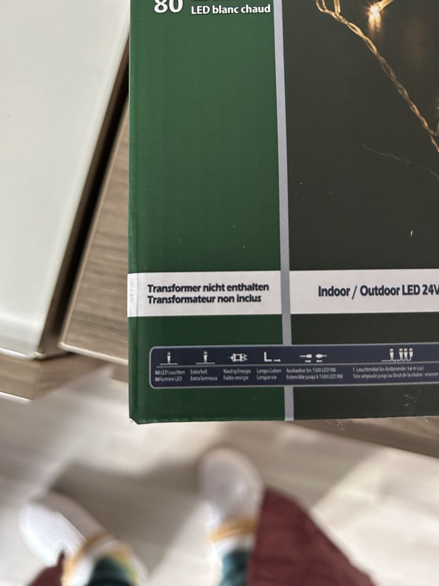 Ghirlande e barre luminose: Lichterkette Weihnachten – Nuovo e nell'imballaggio originale da Obergösgen venduto da Andre118 2