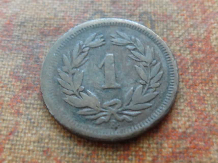 Alle Münzen: 1 Rp. 1904  (A) – Gebraucht aus Romanel-sur-Lausanne von Swift13 1