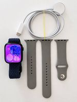 Apple Watch Series 7, 45mm Top-Zustand, 2 Armbänder Akku 96%