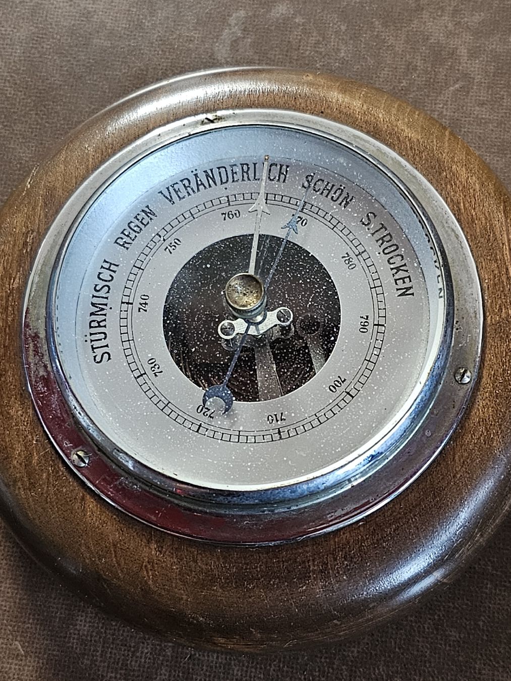 Sonstige antike Technik & Geräte: Barometer analog in Holzgehäuse gebraucht – Gebraucht aus Herzogenbuchsee von tgi_rln7 3