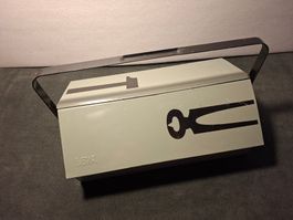 MEWA Vintage Werkzeugkiste, Metall, tolles Design, Rarität!