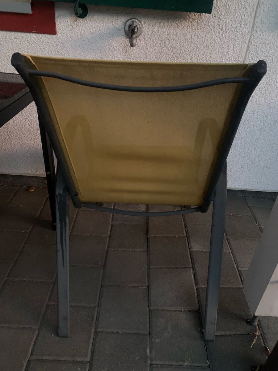 Sedie: **3 Gartenstühle orange & gelb** – Usato da Ehrendingen venduto da Anni_89 4