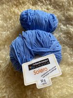 2x Schachenmayr Solero Häkel- und Strickgarn, Blau, Sommer