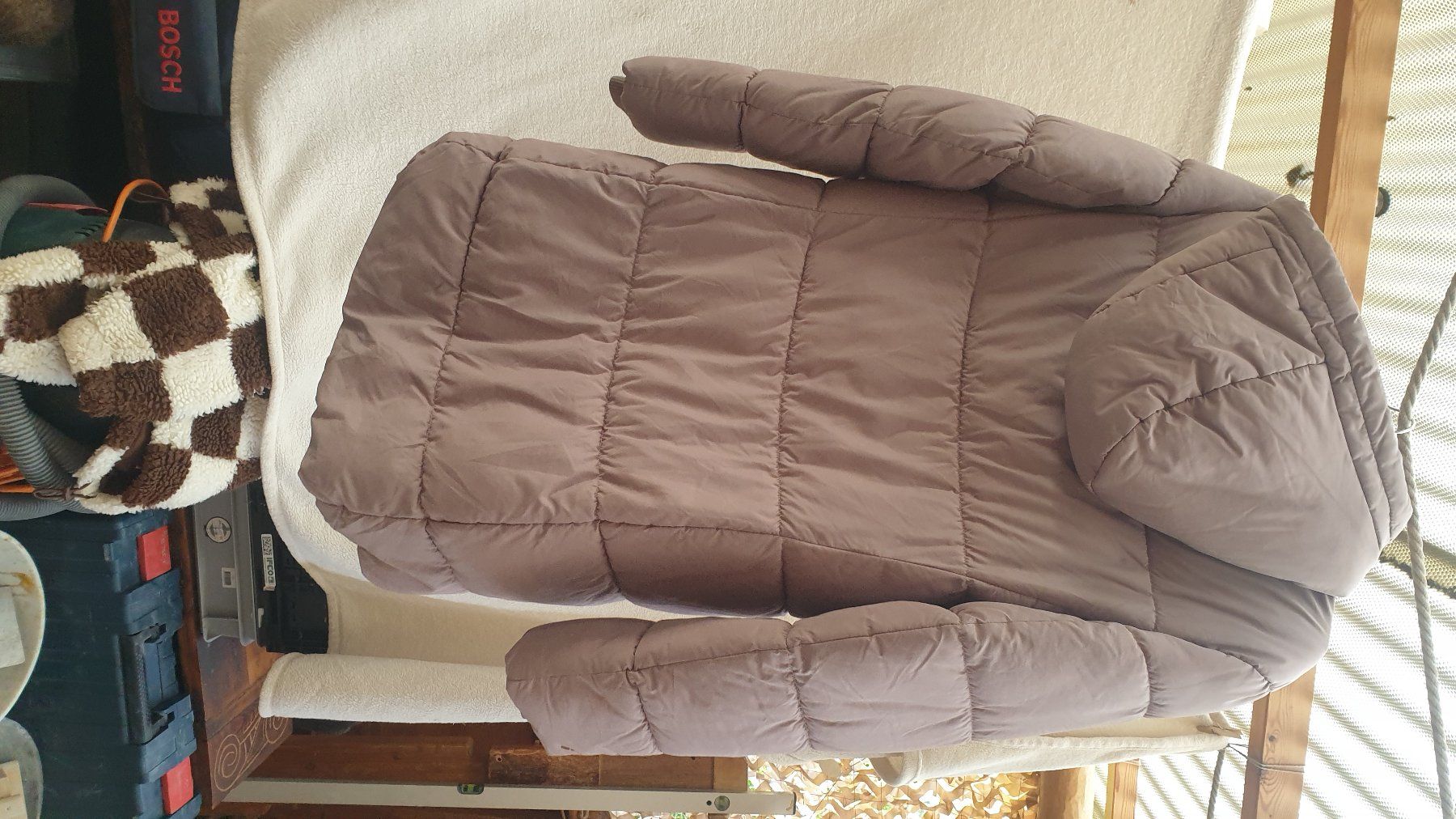 H&M Giacche: Schöner Steppmantel Beige L – Usato da Naters venduto da Mario79 2