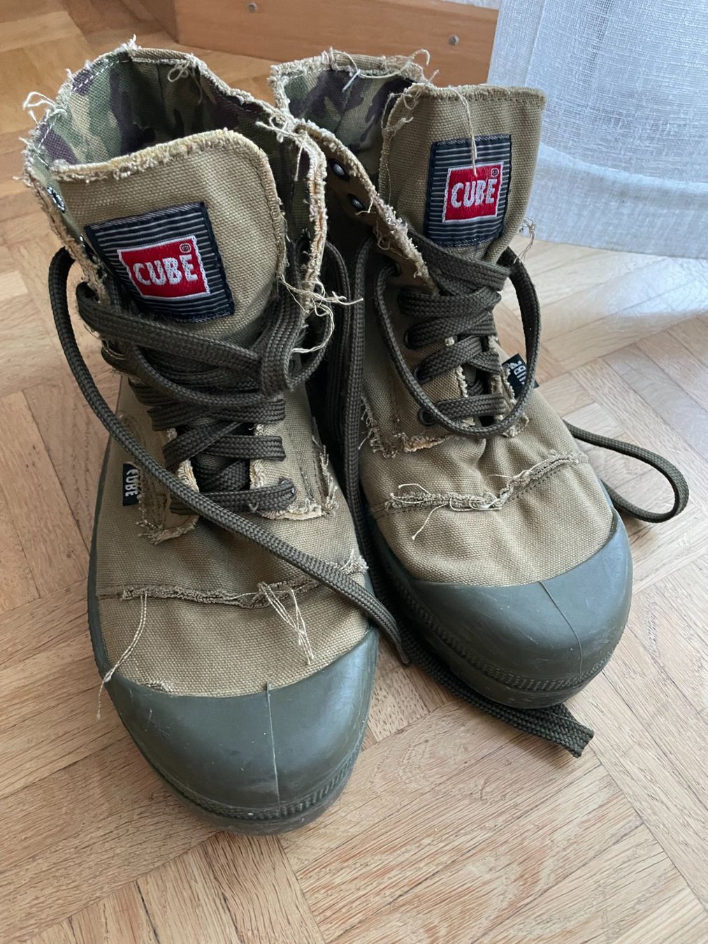 Scarpe da uomo: Schnürboots aus Stoff – Usato da Lachen SZ venduto da portbrin 1
