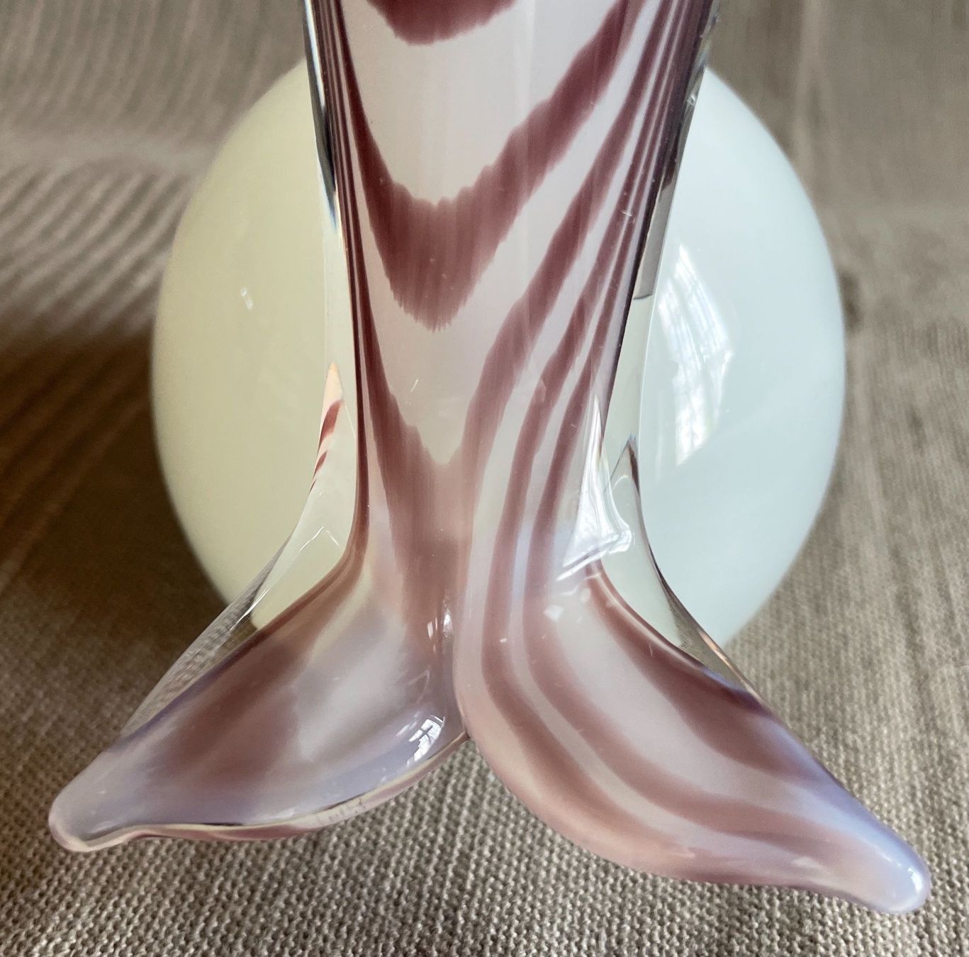 Murano Statuette: Delfin Glas von Murano weiss Zebramuster – Nuovo (secondo la descrizione) da Bern venduto da Chraebu2 6