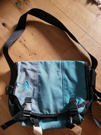 Timbuk2, Umhängetasche, grün-blau
