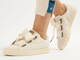 PUMA Basket Heart Teddy Schuhe Sneakers beige Gr.38.5 NEU