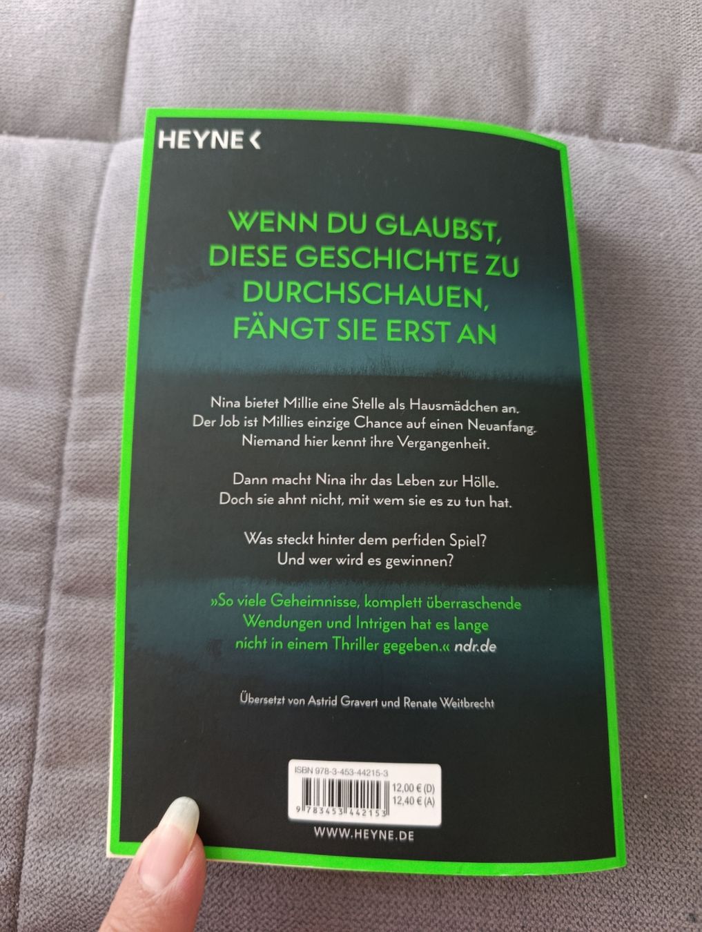 Libri: Freida McFadden WENN SIE WÜSSTE  – Usato da Bellach venduto da TORA4 1