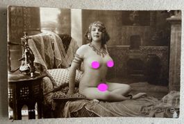 🟡 EROTIK Amateur Modell Nackt Foto 1910er 20er Jahr EROTICA