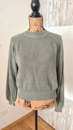 Even&Odd Strickpullover, Olivgrün, Grösse S - Top Zustand!