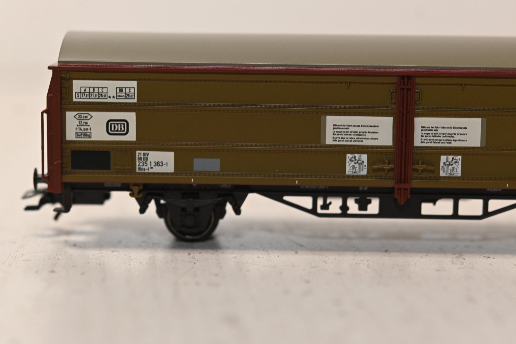 Trix Modellini di ferrovie: Trix 24337 HO/DC Schiebewandwagen mit OVP – Usato da Laupen ZH venduto da Zmoewe 1