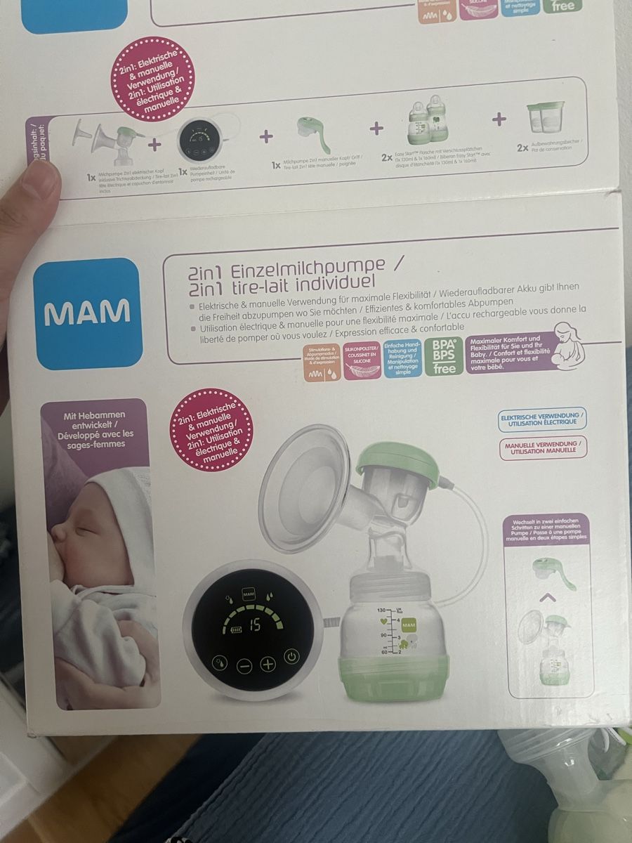 Mam Accessoires pour allaitement: Tire-lait électrique/manuel de Mam – D'occasion à Chavannes-Renens par MRE96