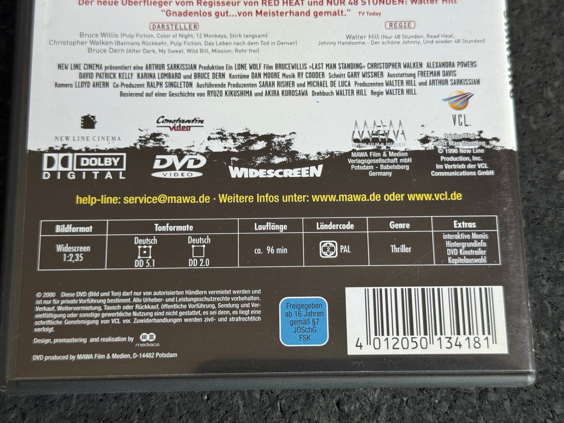 Alle DVDs: LAST MAN STANDING DVD DE Bruce Willis – Gebraucht aus Fribourg von tschjoly 3